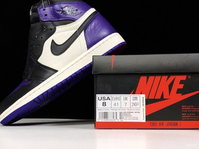 Rep Jordan 1 555088-501 Purple Air Court 0712